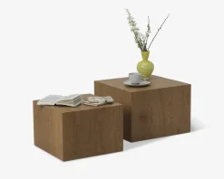 New Daells Bolighus Sofabord Dice Vild 2 Stk. Eg