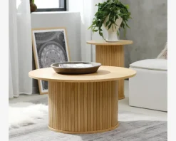 Daells Bolighus Sofabord Nola Naturfarvet Ø-90 cm Eg