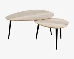 Sale Daells Bolighus Sofabord Røget Eg/Sort 55X65