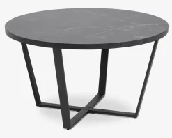 Best Daells Bolighus Sofabord Sort Marmorlook