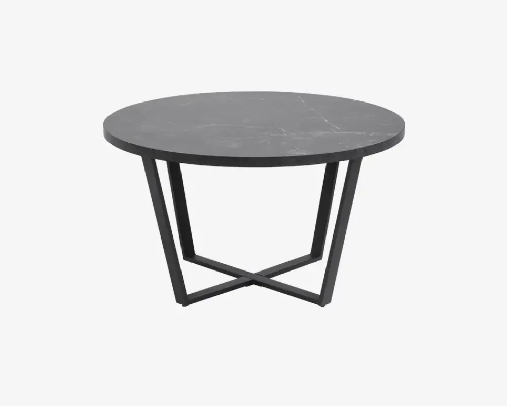 Best Daells Bolighus Sofabord Sort Marmorlook
