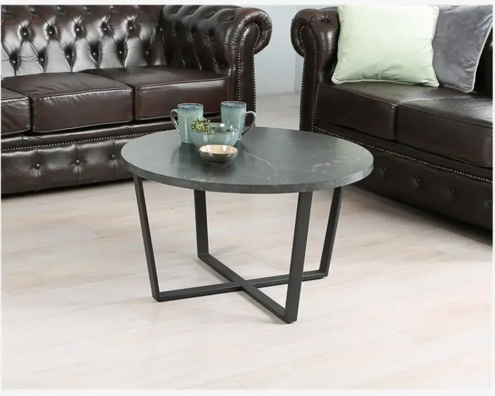 Best Daells Bolighus Sofabord Sort Marmorlook