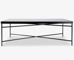 Discount Daells Bolighus Sofabord sort/glas 60x120 cm