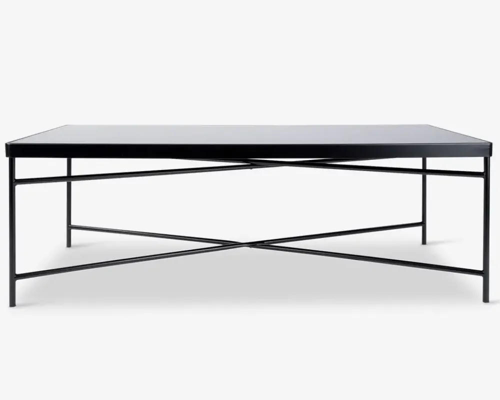 Discount Daells Bolighus Sofabord sort/glas 60x120 cm