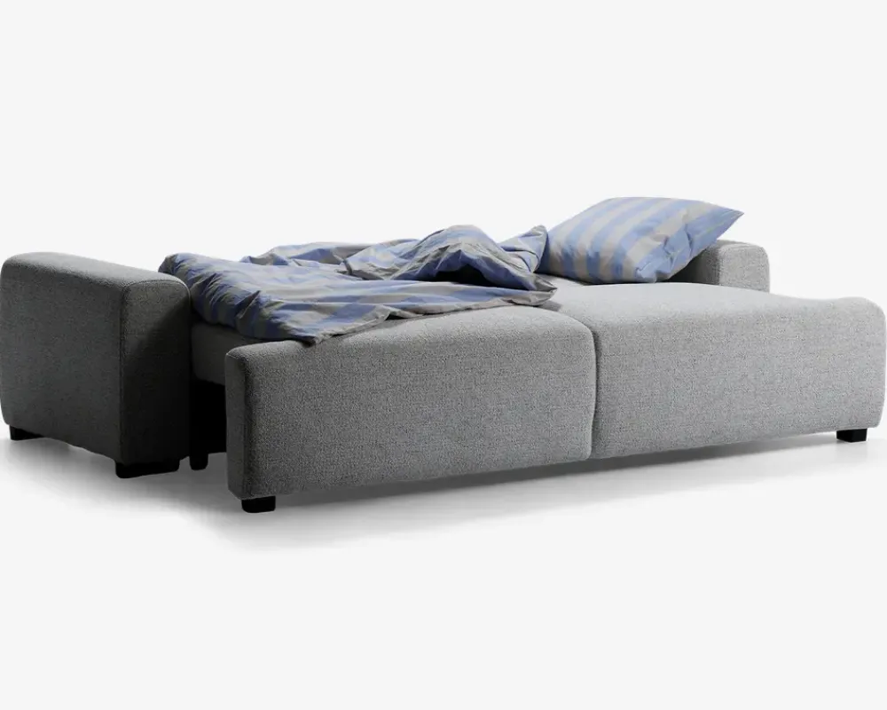 Hot Daells Bolighus Sovesofa 3 pers. grå møbelstof