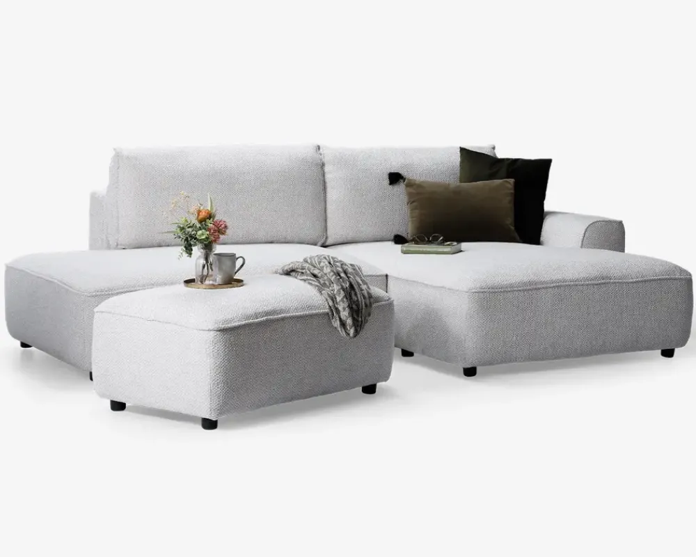 Outlet Daells Bolighus Sovesofa med open end og chaiselong højre