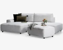 Outlet Daells Bolighus Sovesofa med open end og chaiselong venstre