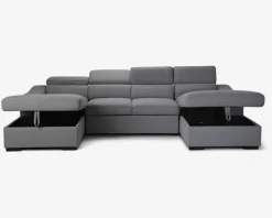 Outlet Daells Bolighus Sovesofa U-Shape Lys Grå