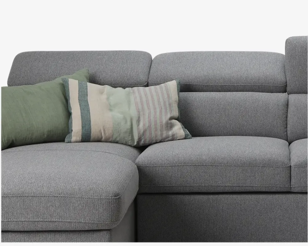 Outlet Daells Bolighus Sovesofa U-Shape Lys Grå