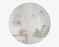 Daells Bolighus Spejl Cirkel Hvid Ø60 cm