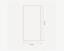 Best Daells Bolighus Spejl Gallery etræ 40x80 cm Eg