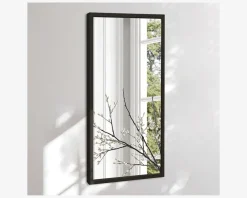 Online Daells Bolighus Spejl Gallery træ 40x80 cm Sort