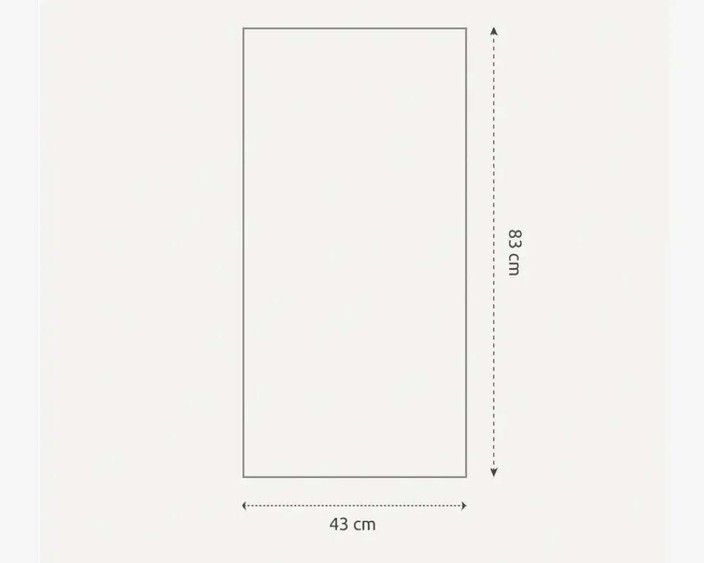 Online Daells Bolighus Spejl Gallery træ 40x80 cm Sort