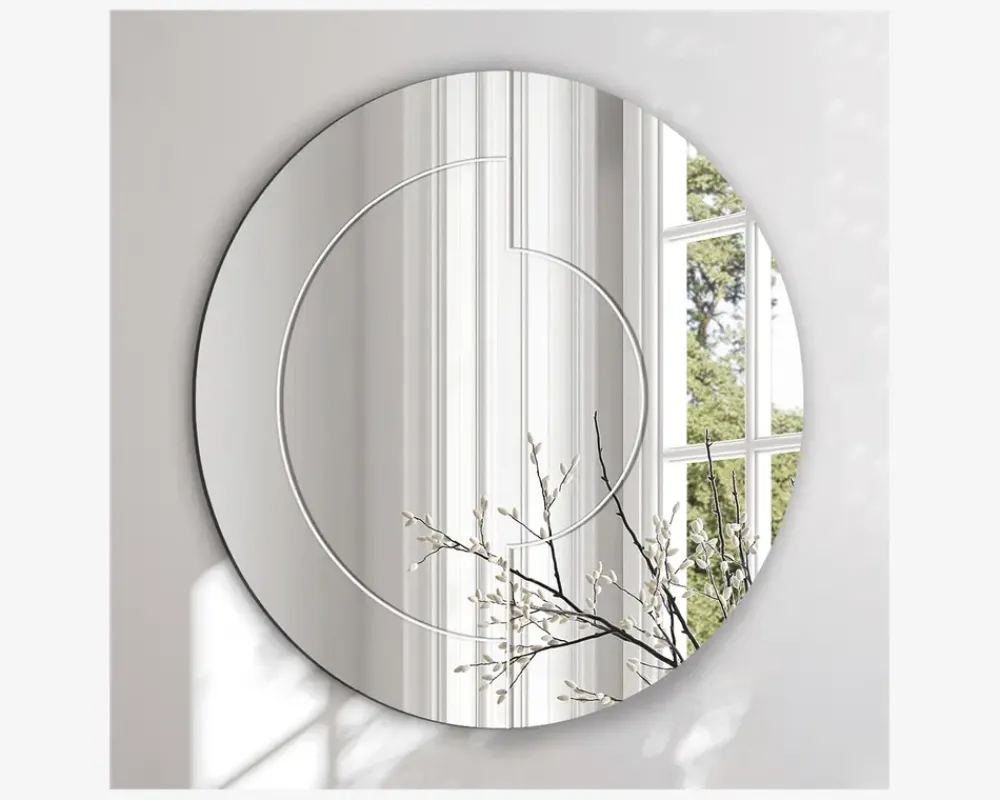 Discount Daells Bolighus Spejl indgravering I Ø.80 cm