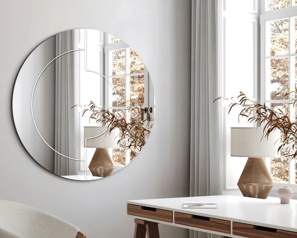 Discount Daells Bolighus Spejl indgravering I Ø.80 cm