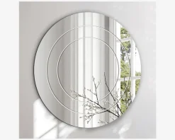 Outlet Daells Bolighus Spejl indgravering II Ø.80 cm