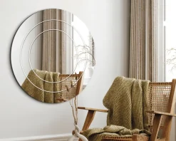 Outlet Daells Bolighus Spejl indgravering II Ø.80 cm