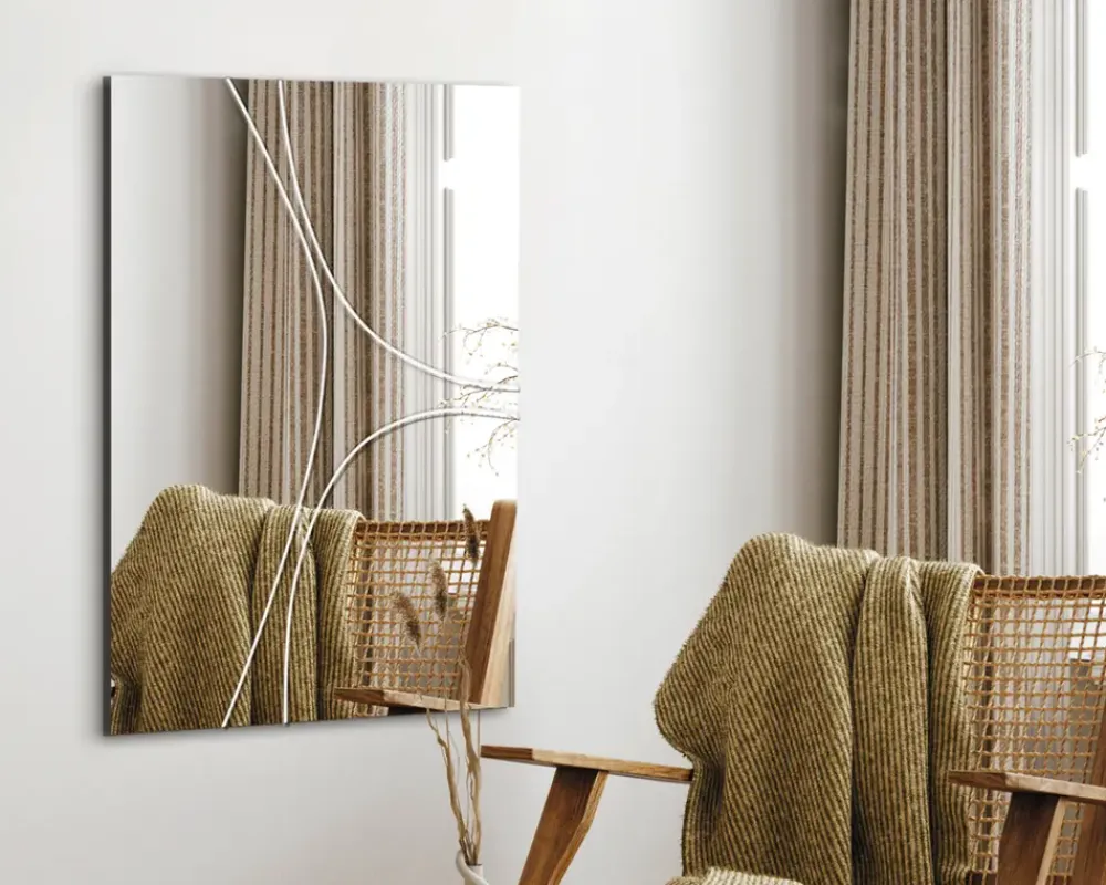 Sale Daells Bolighus Spejl indgravering 60x80 cm