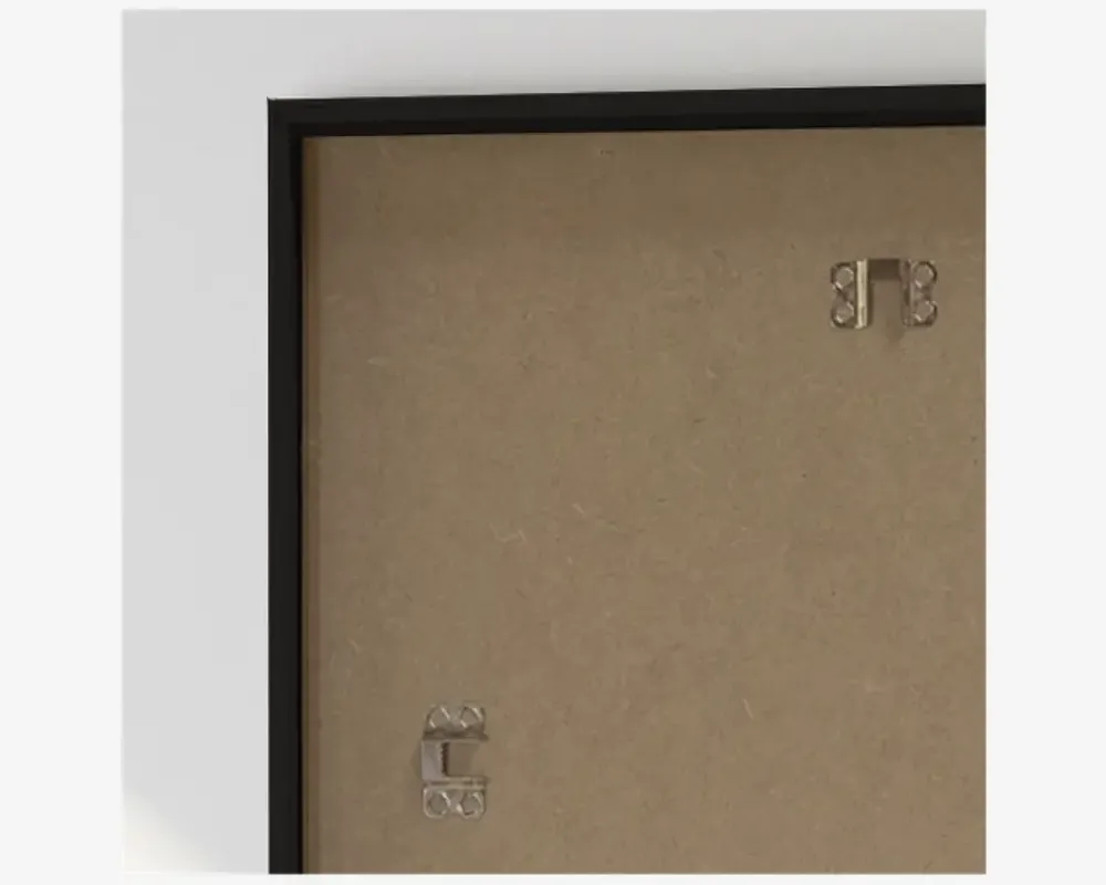 Hot Daells Bolighus Spejl slim træ 40x80 cm Sort