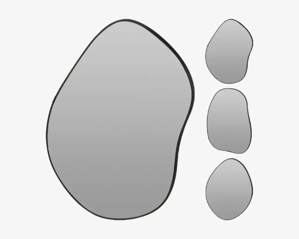 Discount Daells Bolighus Spejl Sort H.40 x B.30 cm