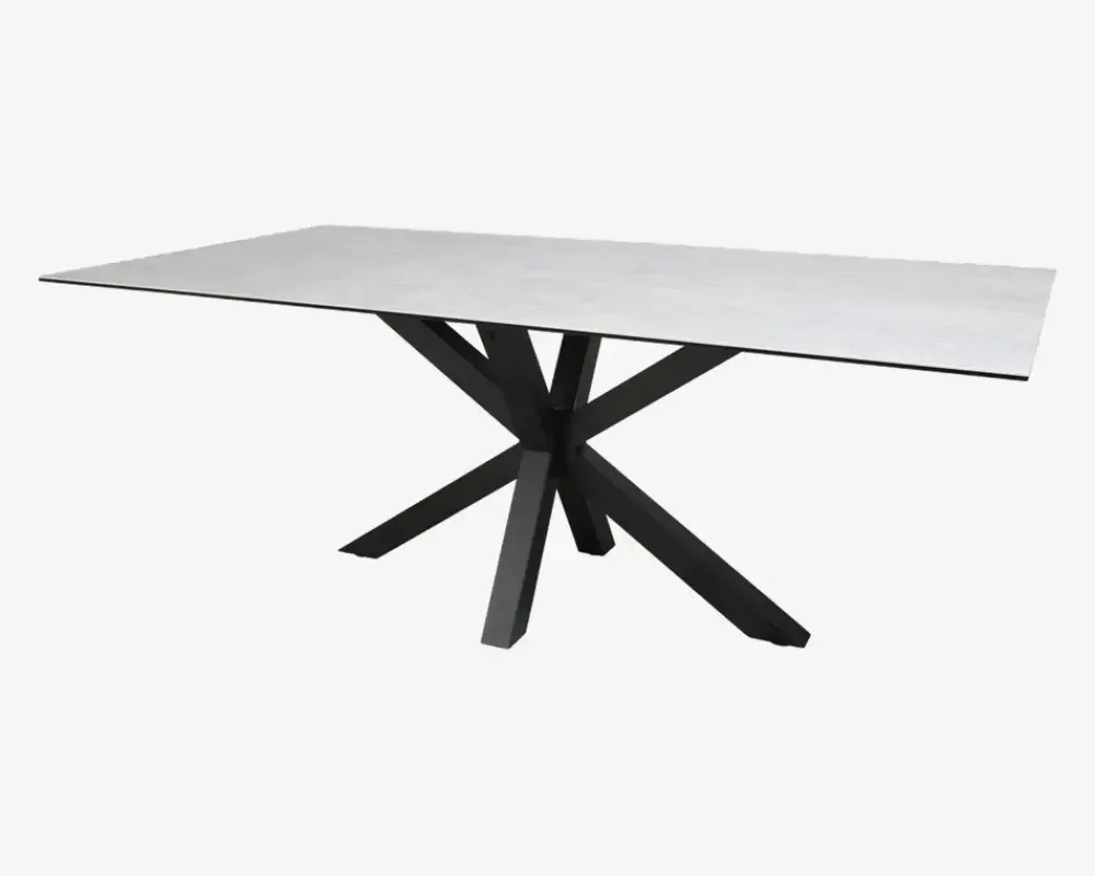 Discount Daells Bolighus Spisebord Heaven B. 100 x L. 200 cm Grå