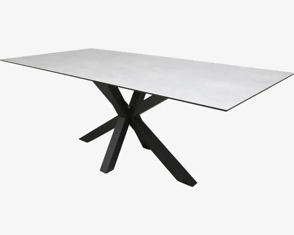 Discount Daells Bolighus Spisebord Heaven B. 100 x L. 200 cm Grå