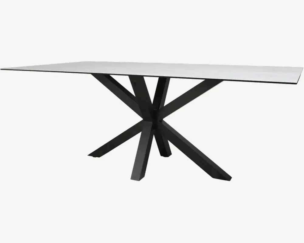 Discount Daells Bolighus Spisebord Heaven B. 100 x L. 200 cm Grå