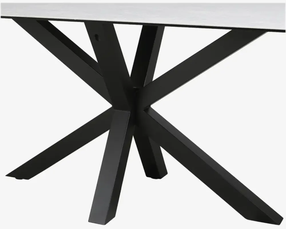 Discount Daells Bolighus Spisebord Heaven B. 100 x L. 200 cm Grå