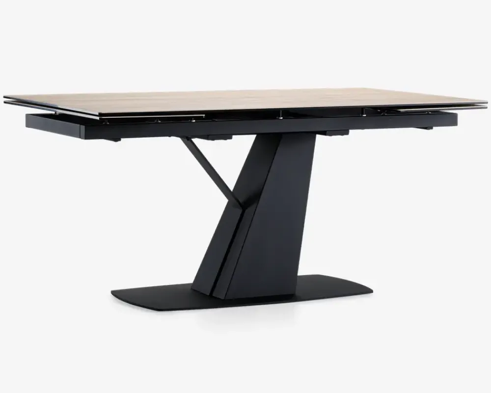 Daells Bolighus Spisebord i glas/keramik med udtræk