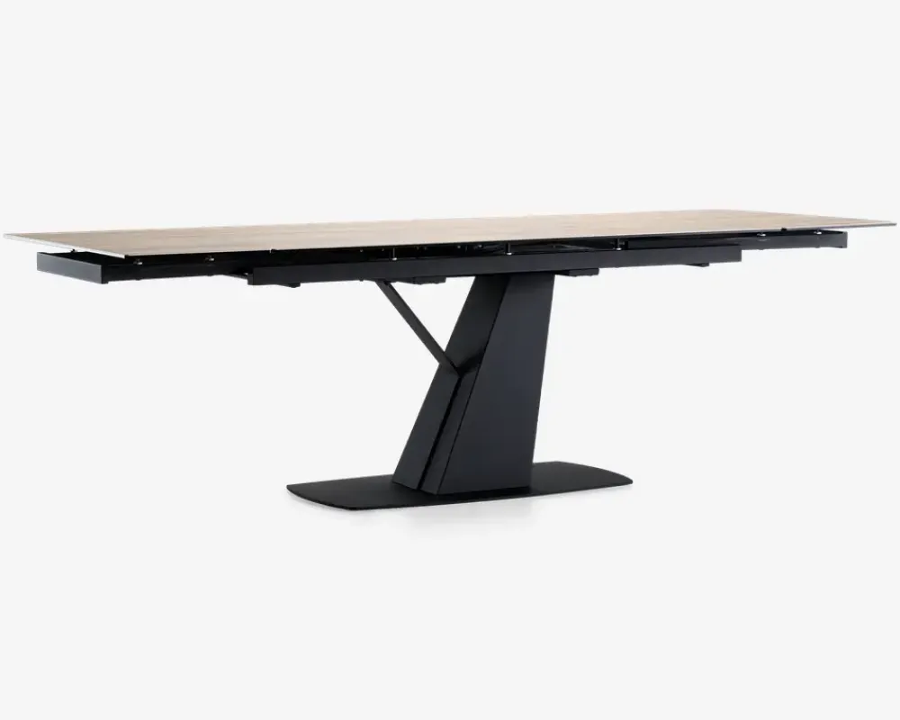 Daells Bolighus Spisebord i glas/keramik med udtræk