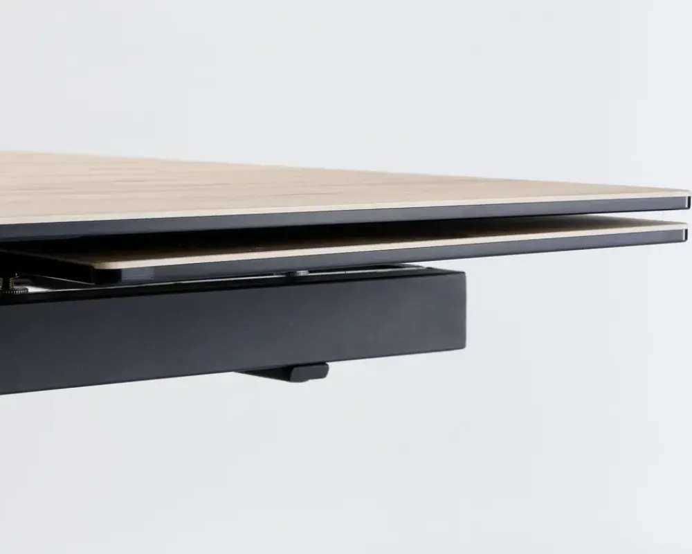 Daells Bolighus Spisebord i glas/keramik med udtræk