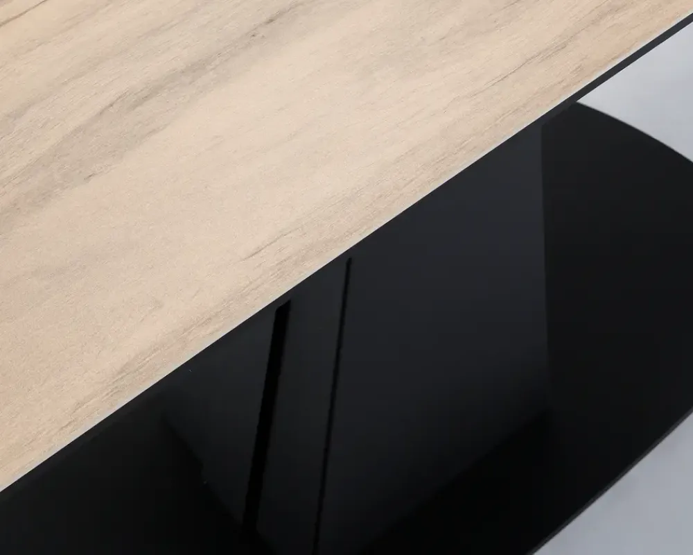 Daells Bolighus Spisebord i glas/keramik med udtræk