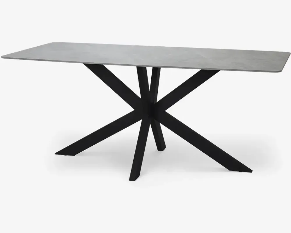 Clearance Daells Bolighus Spisebord i grå sintret sten