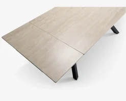 Daells Bolighus Spisebord i travertin farvet keramik