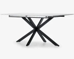 Discount Daells Bolighus Spisebord Inkl. 1 tillægsplade hvid/sort