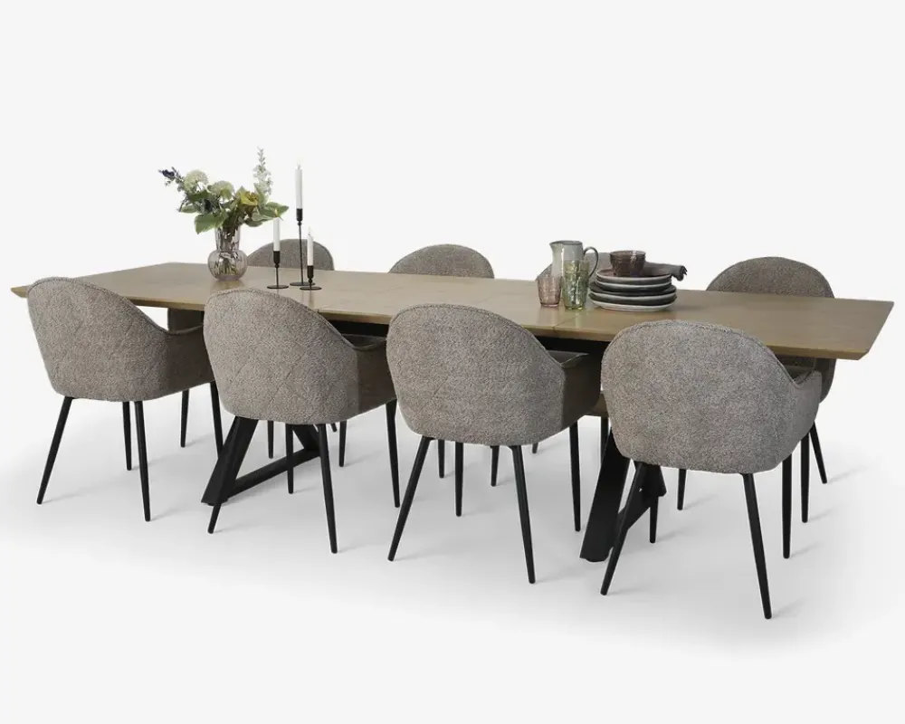 Discount Daells Bolighus Spisebord med 3 butterfly tillægsplader