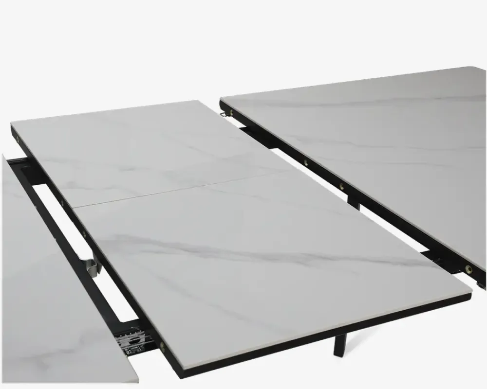 Hot Daells Bolighus Spisebord med udtræk i sintret sten