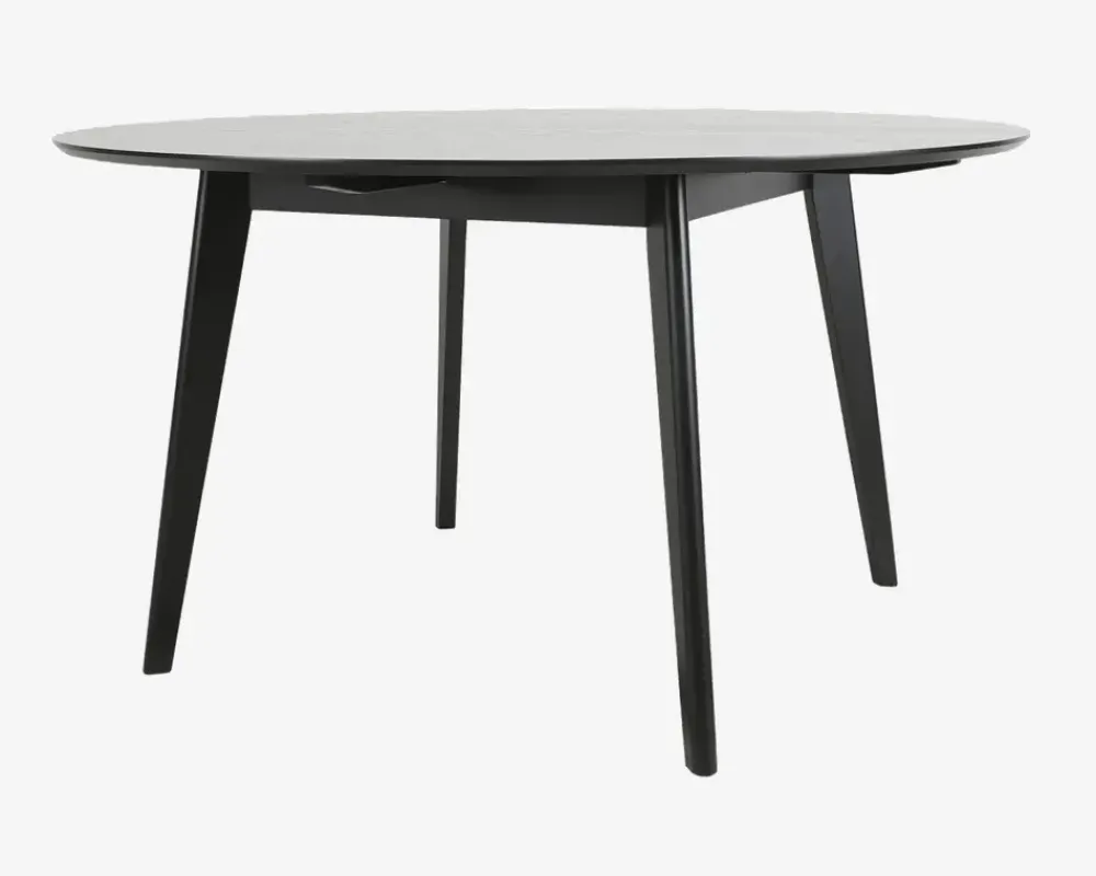 Outlet Daells Bolighus Spisebord Roxby Ø. 140 cm sort