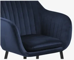 Sale Daells Bolighus Spisebordsstol Emilia med armlæn Blå