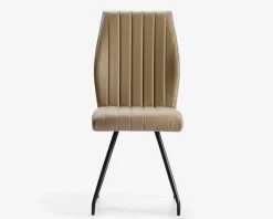 New Daells Bolighus Spisebordsstol i beige kunstlæder