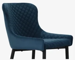 Online Daells Bolighus Spisebordsstol i velour Blå