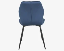 Online Daells Bolighus Spisebordsstol i velour Blå