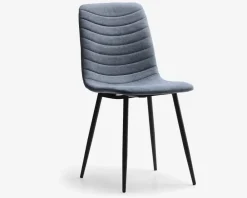 Outlet Daells Bolighus Spisebordsstol i blåt møbelstof