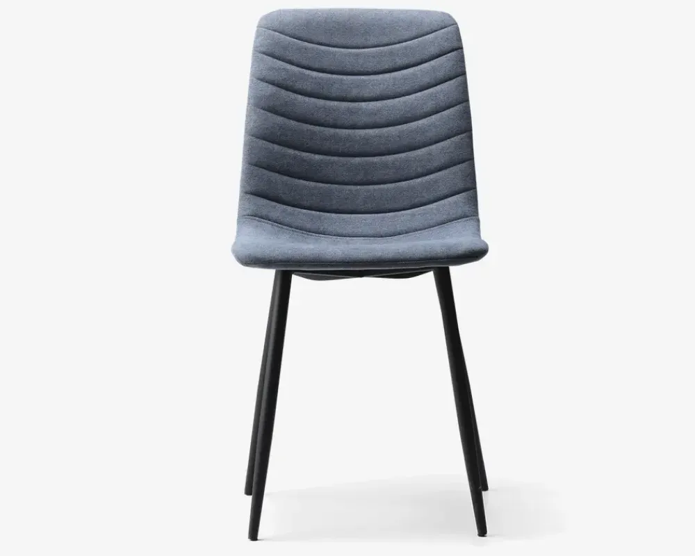 Outlet Daells Bolighus Spisebordsstol i blåt møbelstof