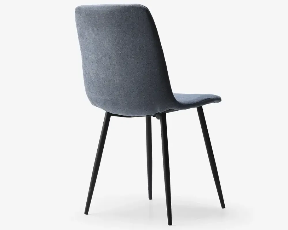 Outlet Daells Bolighus Spisebordsstol i blåt møbelstof