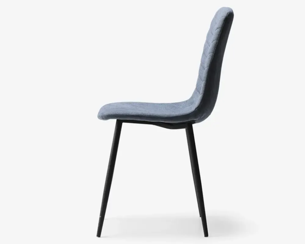 Outlet Daells Bolighus Spisebordsstol i blåt møbelstof