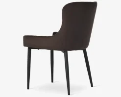 Clearance Daells Bolighus Spisebordsstol i velour Brun