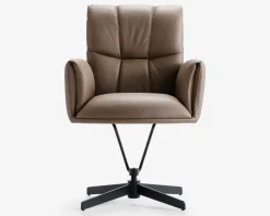 Sale Daells Bolighus Spisebordsstol i Cappuccino farvet læder