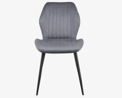 Best Daells Bolighus Spisebordsstol i velour Grå