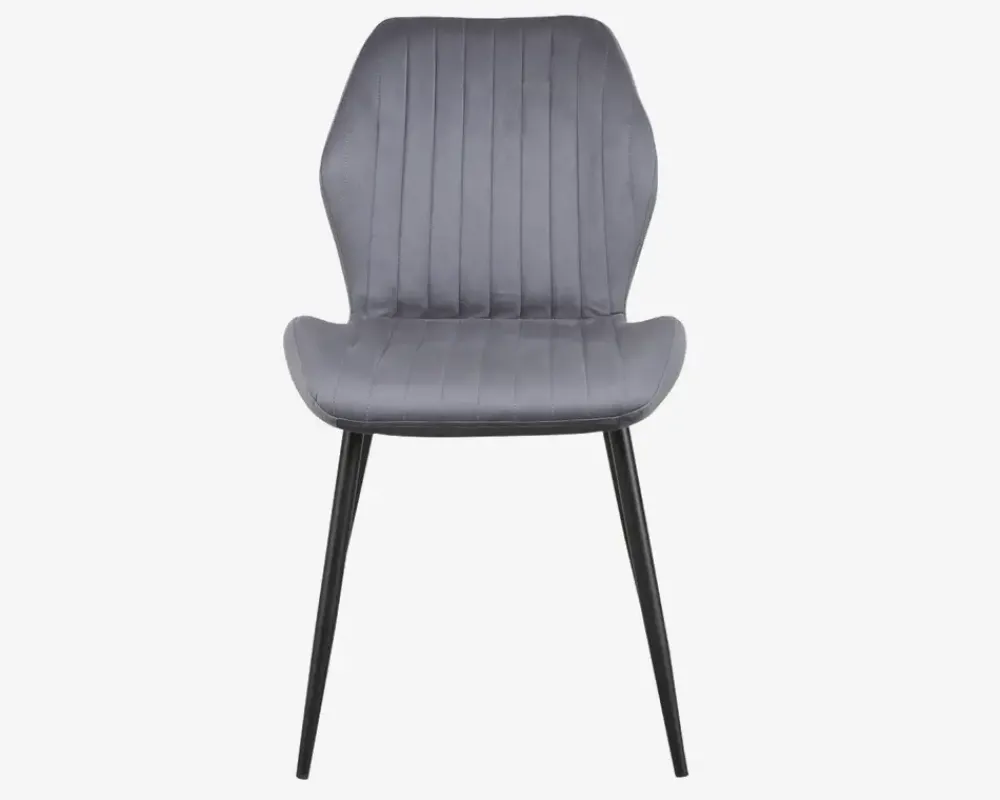 Best Daells Bolighus Spisebordsstol i velour Grå